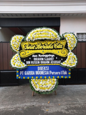 Papan Bunga Duka di Praya Barat